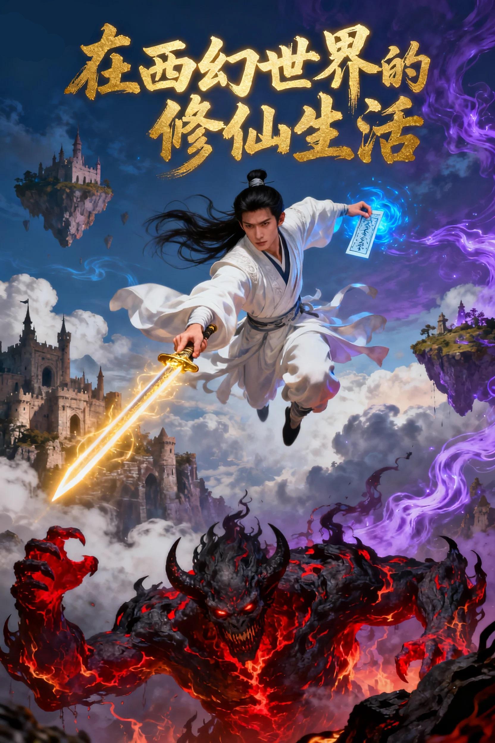 在西幻世界里修真的